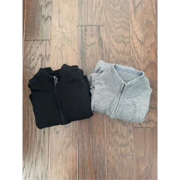 Set of 2 Joseph Abboud Extra Fine Merino Wool Pullover Sweaters - Picture 1 of 9